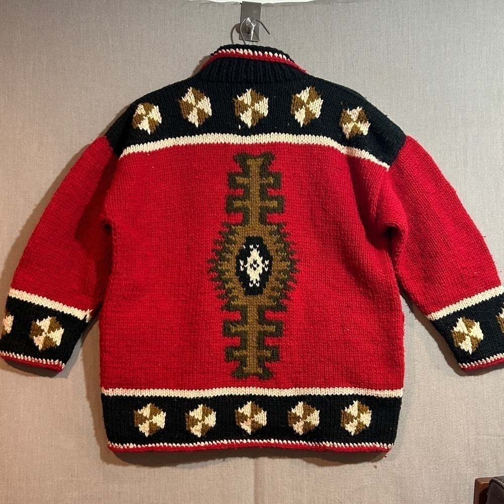 Handmade chunky sweater size L-XL - Picture 7 of 7